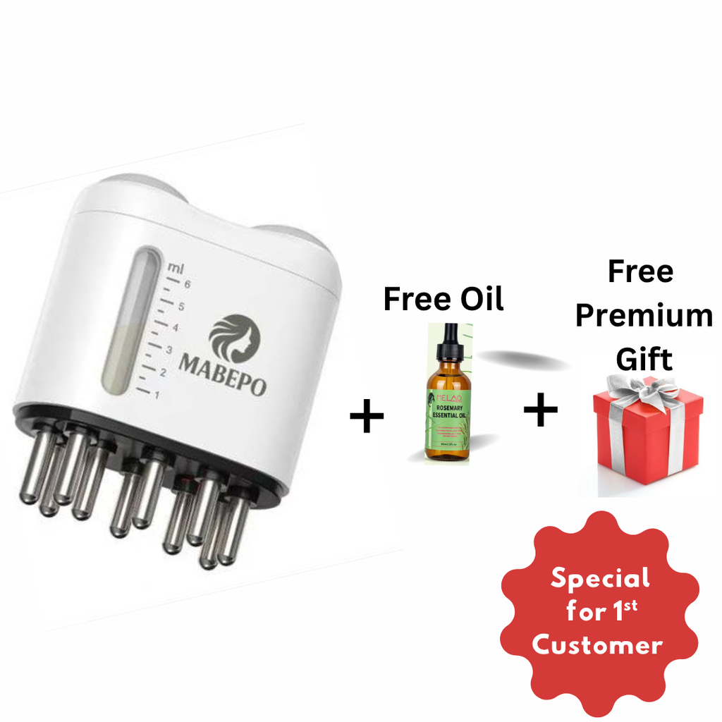 HeadEase™ – Electric Oil Applicator & Scalp Massager (Free Oil + Exclusive Gift for the First Customer Only)