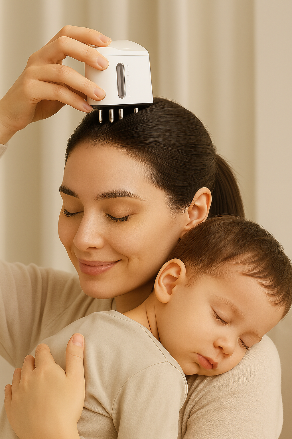 HeadEase™ – Electric Oil Applicator & Scalp Massager (Free Oil + Exclusive Gift for the First Customer Only)