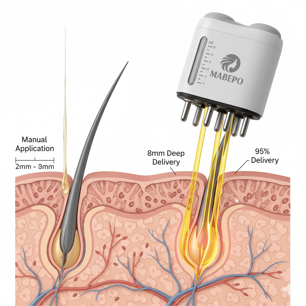 MABEPO™ – Electric Oil Applicator & Scalp Comfort Device